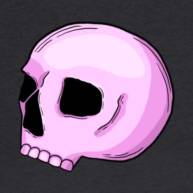 Pink Skull by FairyNerdy